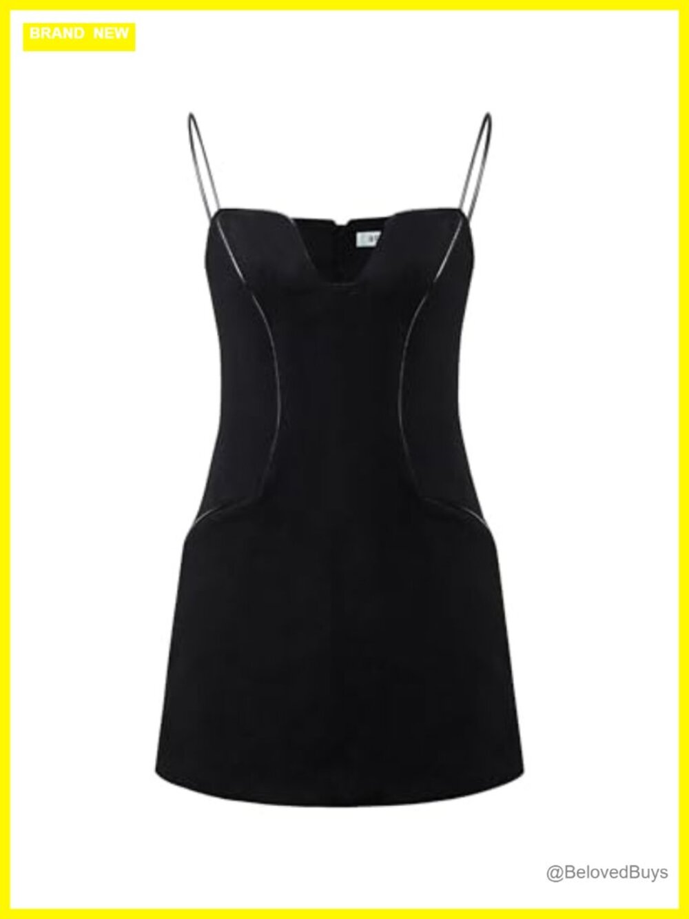 Sueded Spaghetti Strap Halter Dress Sleeveless Bodycon Zipper
